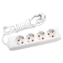 Viko-4-lü 2m Kablolu Çocuk Korumalı Multi-Let Grup Priz-90113402 - Viko