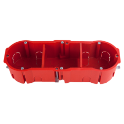 Viko-Alçıpan 3-lü Kırmızı Kasa-90926008 - Viko