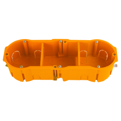 Viko-Alçıpan 3-lü Turuncu Halojen Free Kasa-90926103 - Viko