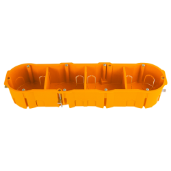 Viko-Alçıpan 4-lü Turuncu Halojen Free Kasa-90926104 - Viko