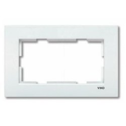 Viko-Beyaz 2-li Priz Çerçeve-90960206 - Viko