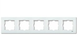 Viko-Karre Beyaz 5-li Yatay Çerçeve-90960204 - Viko