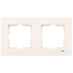 Viko-Karre Krem 2-li Yatay Çerçeve-90960211 - Viko