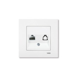 Viko-Karre-Meridian Beyaz Tekli Data Cat6 Prizi-90967078 - Viko