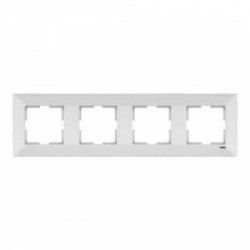 Viko-Meridian Beyaz 4-lü Yatay Çerçeve-90979004 - Viko