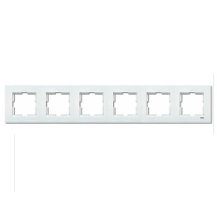 Viko-Meridian Beyaz 6-lı Yatay Çerçeve-90979006 - Viko