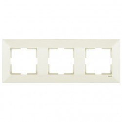 Viko-Meridian Krem 3-lü Yatay Çerçeve-90979013 - Viko