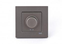 Viko/Novella Anthracite 1000W RL Rotary Dimmer - 1