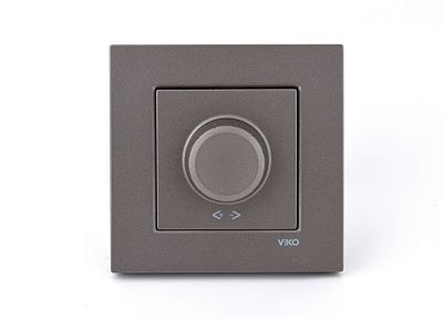 Viko/Novella Anthracite 1000W RL Rotary Dimmer - 1