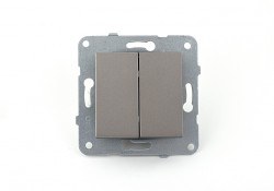 Viko/Novella Anthracite Switch Single Button - 2