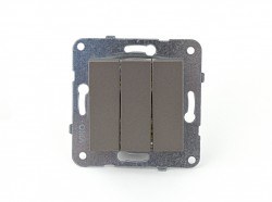 Viko-Novella Antrasit 3-lü Anahtar-92600068 - Viko