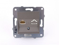 Viko-Novella Antrasit Cat6 Data Prizi-92600102 - Viko