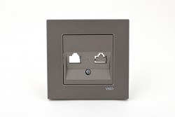 Viko-Novella Antrasit Cat6 Data Prizi-926053328 ( BOŞ ) - Viko