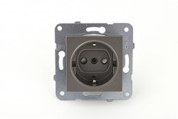 Viko-Novella Antrasit Topraklı Priz-92600008 - Viko