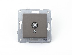 Viko-Novella Antrasit Uydu Prizi F Konnektörlü Sonlu-92600009 - Viko