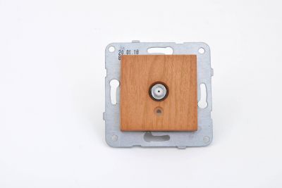 Viko-Novella Beech F Connector Transitive Switch - 2