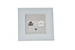 Viko-Novella Cam Açık Yeşil Cat6 Data Prizi-92656102cy - Viko