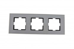 Viko-Novella Cam Beyaz 3-lü Yatay Çerçeve-92192243 - Viko