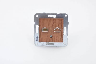 Viko-Novella Ceviz Cat6 Data Prizi-92600C102 - 1