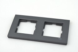 Viko-Novella Füme 2-li Yatay Çerçeve-92190642 - Viko