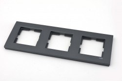 Viko-Novella Füme 3-lü Yatay Çerçeve-92190643 - Viko