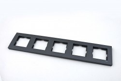 Viko-Novella Füme 5-li Yatay Çerçeve-92190645 - Viko