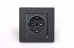 Viko-Novella Füme Topraklı Priz-92605408 - Viko