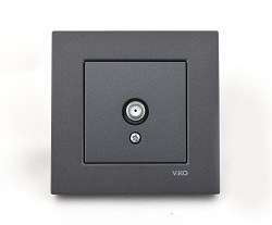 Viko-Novella Füme Uydu Prizi F Konnektörlü Sonlu-92605409 - Viko