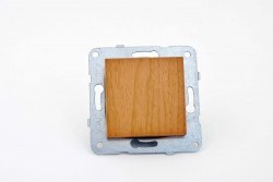 Viko/Novella Glass Beech Switch Single Button - 2