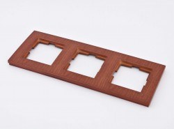 Viko Novella Glass Cherry-Tree-Colored 3-piece Horizontal - Viko