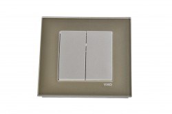 Viko/Novella Dore Switch Double Button - 1