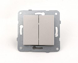 Viko/Novella Dore Switch Double Button - 2