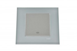 Viko/Novella Glass Light Green Vaiven Switch - 1