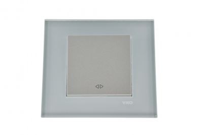 Viko/Novella Glass Light Green Vaiven Switch - 1