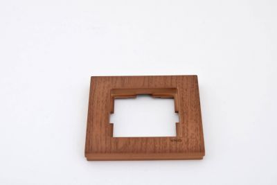 Viko Novella Glass Single-piece Horizontal Walnut-Colored - 1