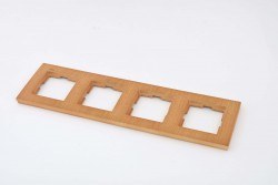 Viko-Novella Kayın 4-lü Yatay Çerçeve-92191324 - Viko