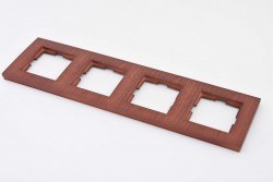 Viko-Novella Kiraz 4-lü Yatay Çerçeve-92191304 - Viko