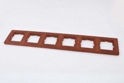 Viko-Novella Kiraz 6-lı Yatay Çerçeve-92191306 - Viko