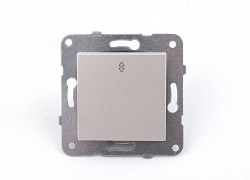 Viko-Novella Metalik Beyaz Vavien-92605604 - Viko