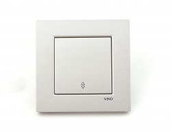 Viko/Novella Metallic Vaiven Switch - 1