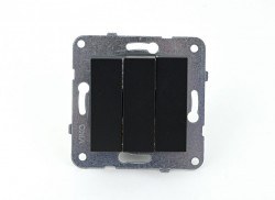 Viko-Novella Siyah 3-lü Anahtar-92605568 - Viko