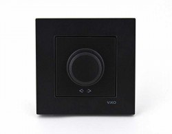 Viko-Novella Siyah RL Dimmer 6-100W-926001299 - Viko