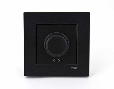 Viko-Novella Siyah RL Dimmer 6-100W-926001299 - 1