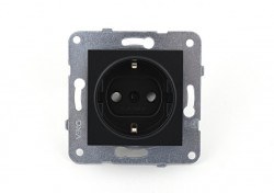 Viko-Novella Siyah Topraklı Priz-92605508 - Viko