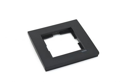 Viko Novella Thermoplastic Black Single piece Horizontal Frame - 1