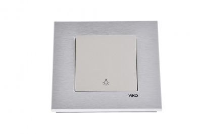 Viko/Novella White Switch Single Button - 1