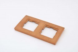 Viko Novella Wood Beech-Colored 2-piece Horizontal Beech-Colored - Viko