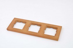 Viko Novella Wood Beech-Colored 3-piece Horizontal Beech-Colored - Viko