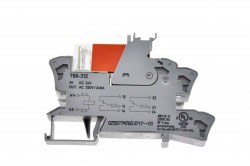 Wago-15mm Soket 1x16A 24V DC Röle-Led-24VDC1x16A - Wago