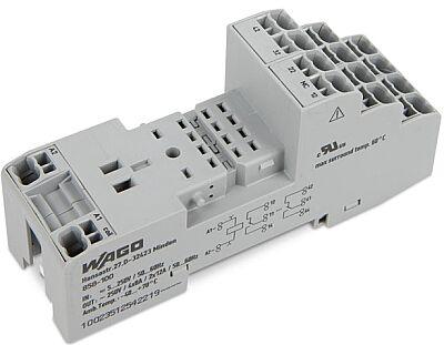 Wago-Ray Tipi 4 Kontak 5A Röle Soketi-858-100 ( RÖLE HARİÇTİR ) - 1